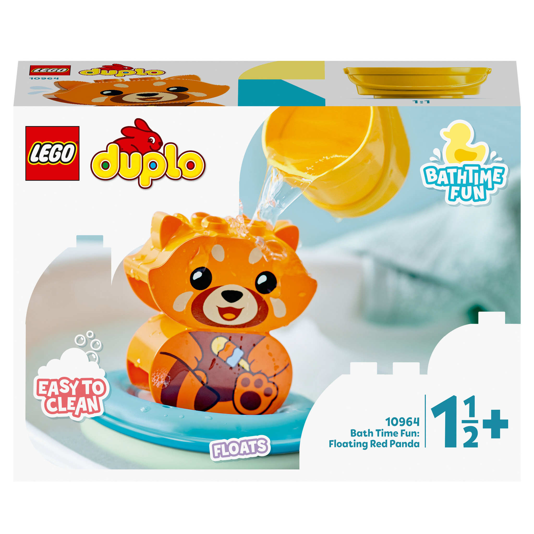 LEGO DUPLO Pret in bad: drijvende rode panda | 10964 - Bouwspeelgoed.nl