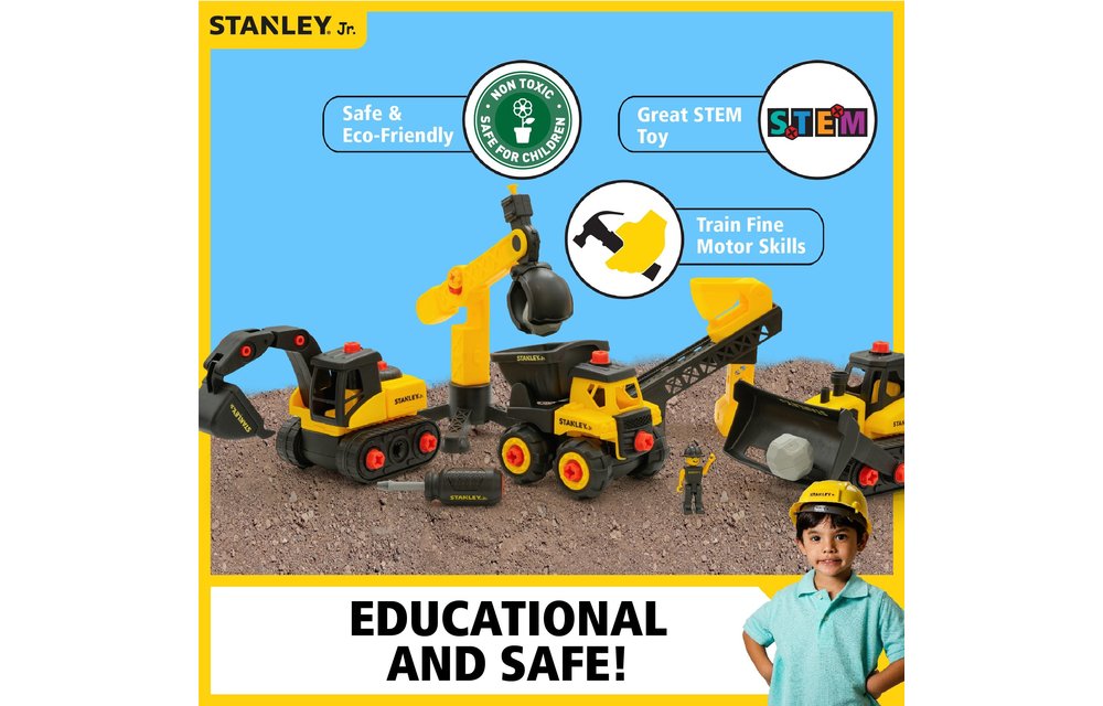 Stanley Jr. Take A Part constructieset 57-delig