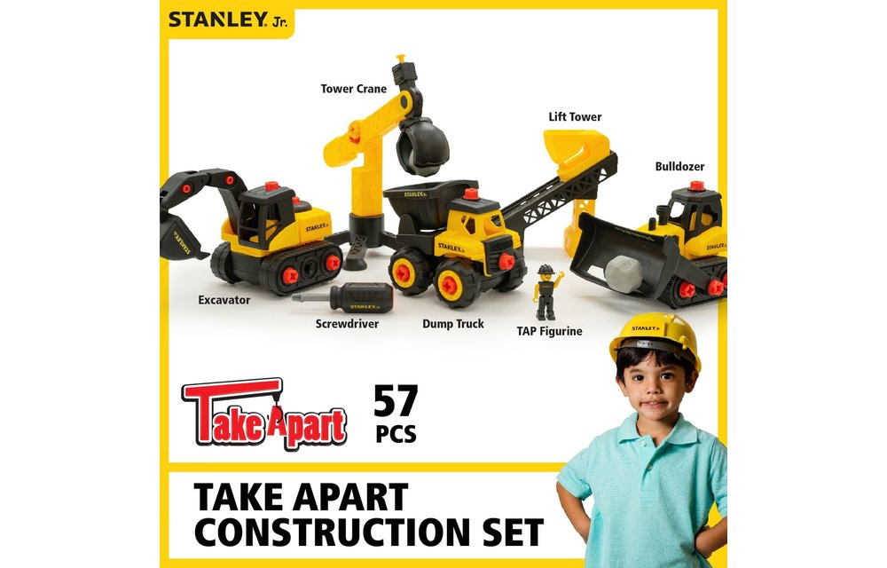Stanley Jr. Take A Part constructieset 57-delig