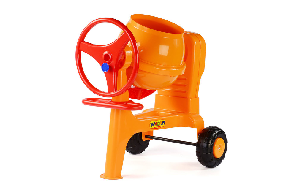 Wader speelgoed betonmolen met accessoires