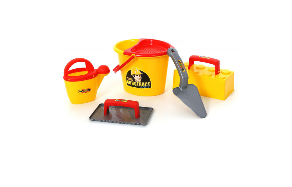 Wader speelgoed betonmolen met accessoires