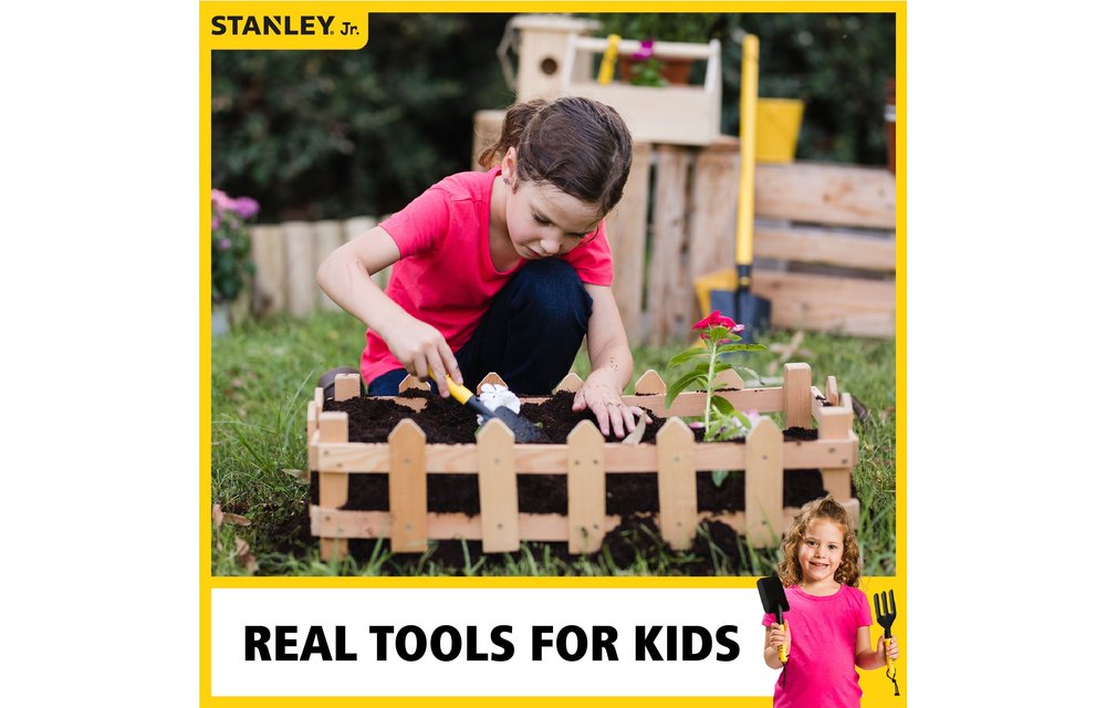 Stanley Jr. Tuin hand gereedschapsset voor kinderen 3-delig