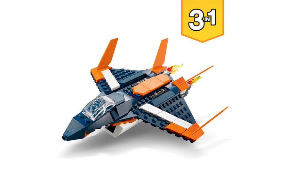 LEGO Creator Supersonisch straalvliegtuig | 31126