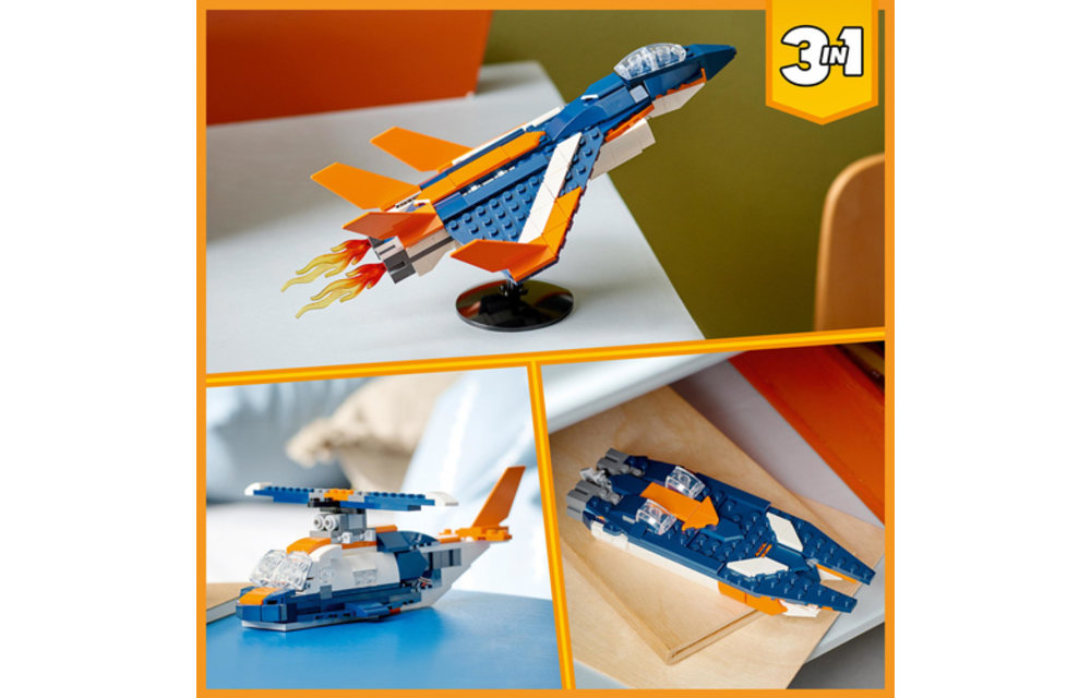 LEGO Creator Supersonisch straalvliegtuig | 31126