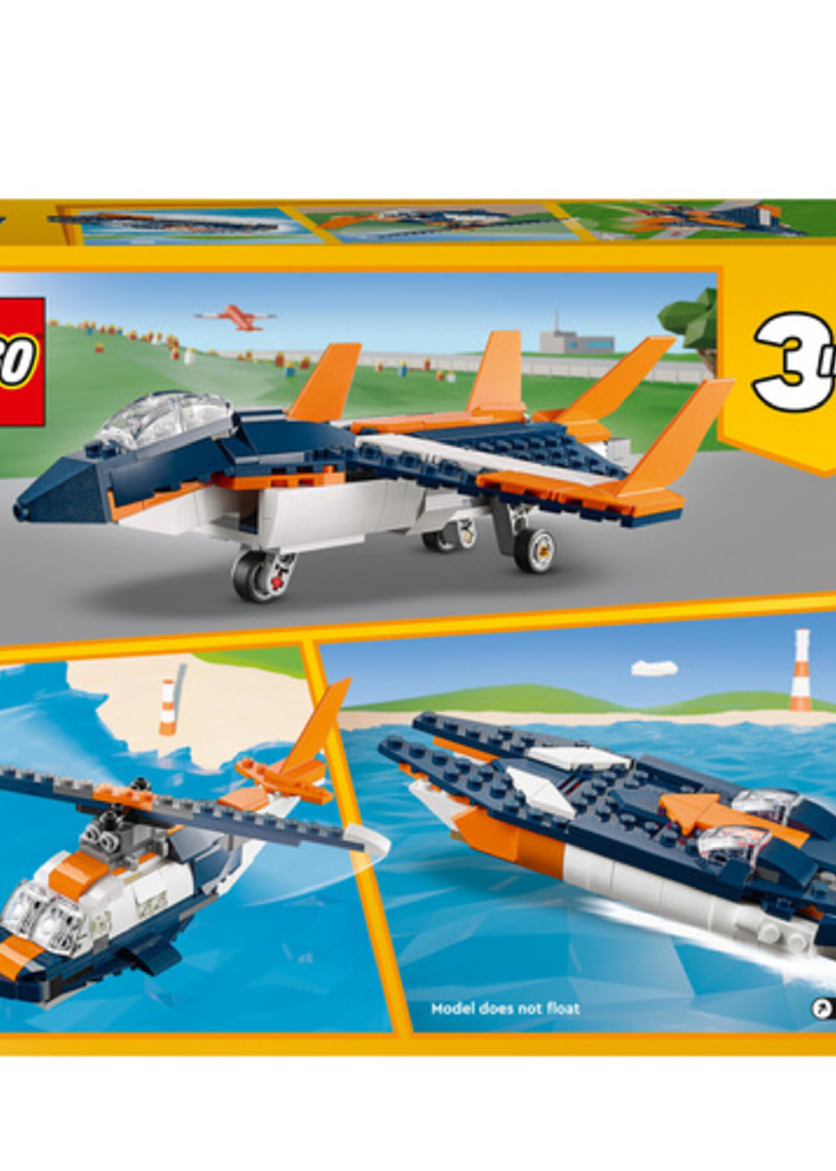 LEGO LEGO Creator Supersonisch straalvliegtuig | 31126