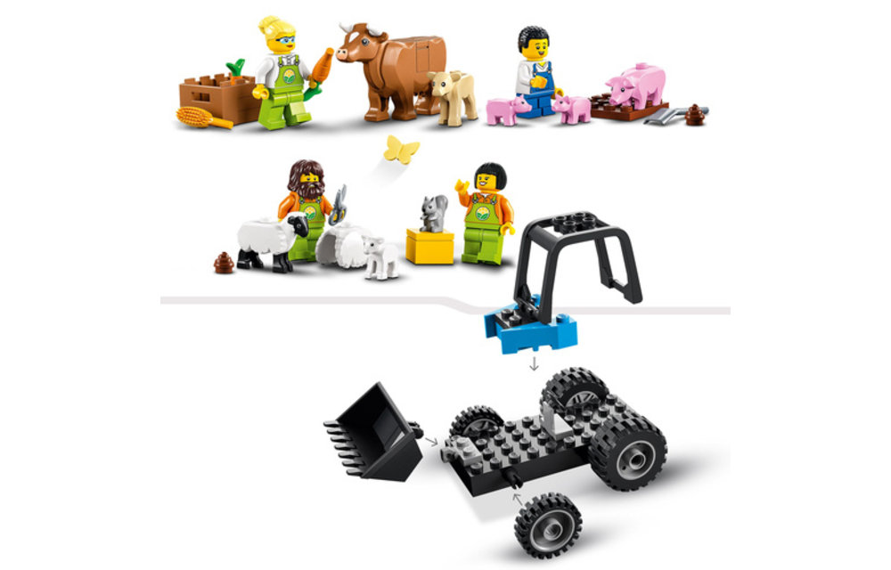 LEGO City Schuur en boerderijdieren | 60346