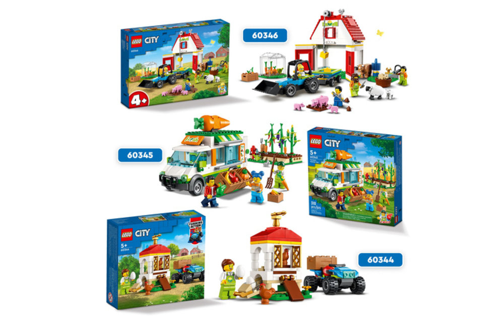 LEGO City Schuur en boerderijdieren | 60346