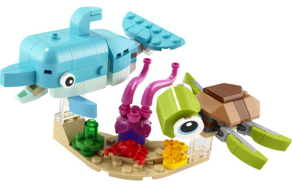 LEGO Creator Dolfijn en Schildpad | 31128