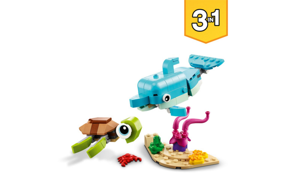 LEGO Creator Dolfijn en Schildpad | 31128