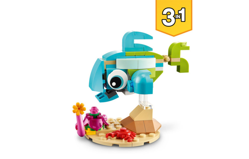 LEGO Creator Dolfijn en Schildpad | 31128