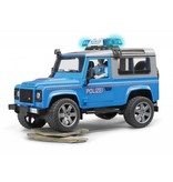 Bruder Bruder 2597 - Land Rover Defender Stationwagen - Politieauto en politie agent