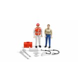 Bruder Bruder 62710 - Figurenset: Ambulance broeder met patient en accessoires