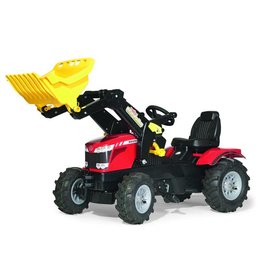 Rolly Toys Rolly Toys 611140 - Massey Ferguson 8620 met Rolly Traclader en luchtbanden