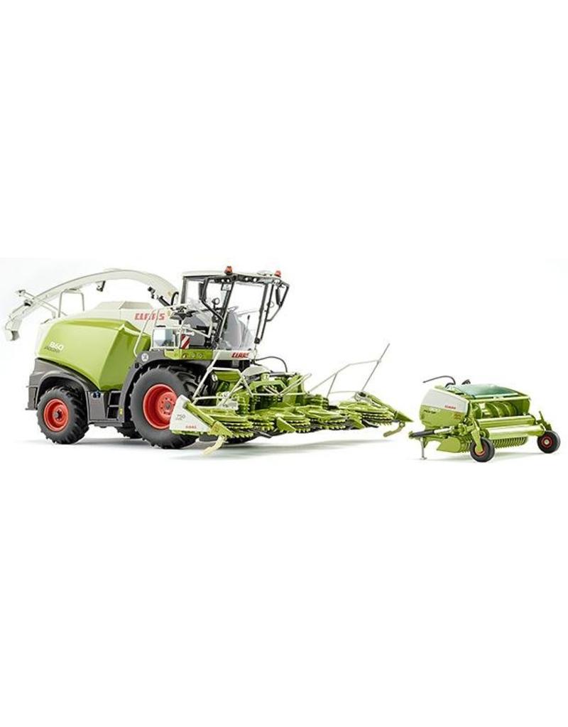 Wiking Wiking 77812 - Claas Jaguar 860 Hakselaar met Orbis 750 en Pick Up 300 1:32