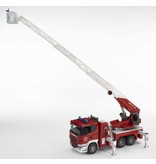 Bruder Bruder 3590 - Scania brandweer ladderwagen met waterpomp, licht & geluid