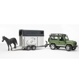 Bruder Bruder 2592 - Landrover met paardentrailer