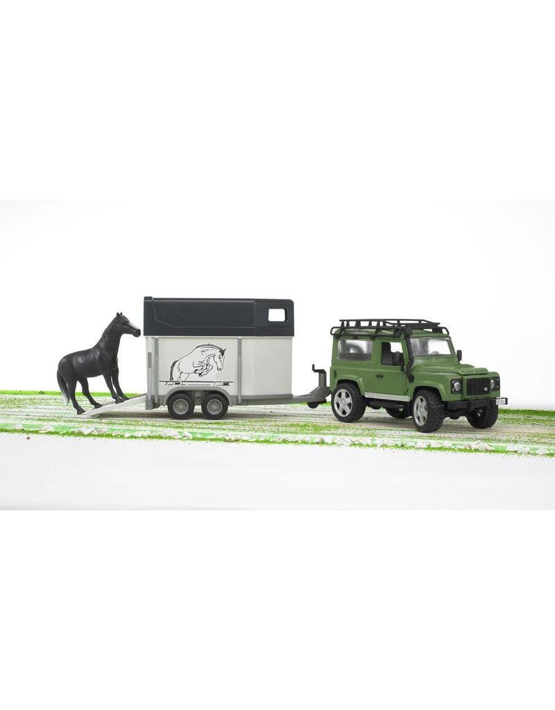 Bruder Bruder 2592 - Landrover met paardentrailer