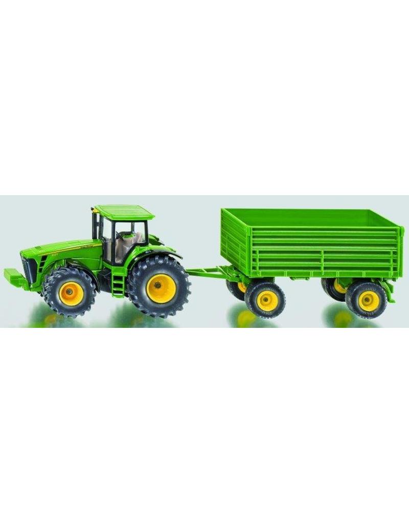 Siku Siku 1953 - John Deere 8430 met aanhanger 1:50