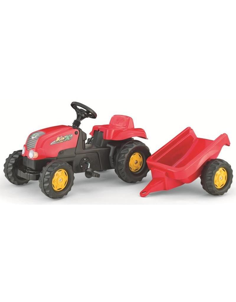 Rolly Toys Rolly Toys 012121 - RollyKid X met aanhanger rood