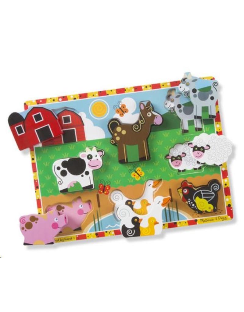 Chunkypuzzel boerderij 8 stukjes