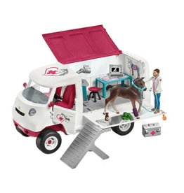 Schleich Schleich Horses 42370 - Mobiele dierenarts met Hannover veulen