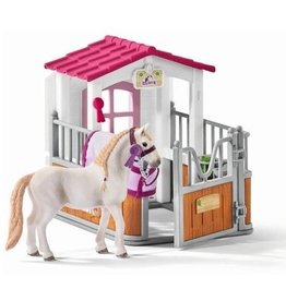 Schleich Schleich Horses 42368 -  Paardenbox met Lusitano merrie