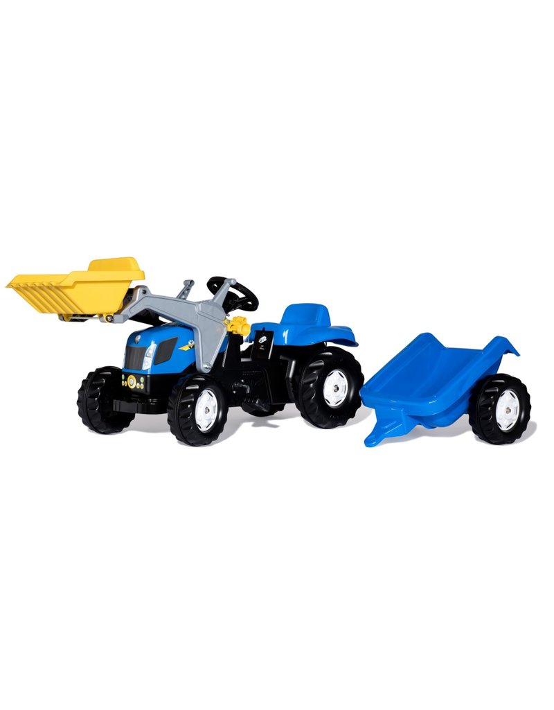 Rolly Toys Rolly Toys 023929 - RollyKid New Holland T 7040  met frontlader en aanhanger