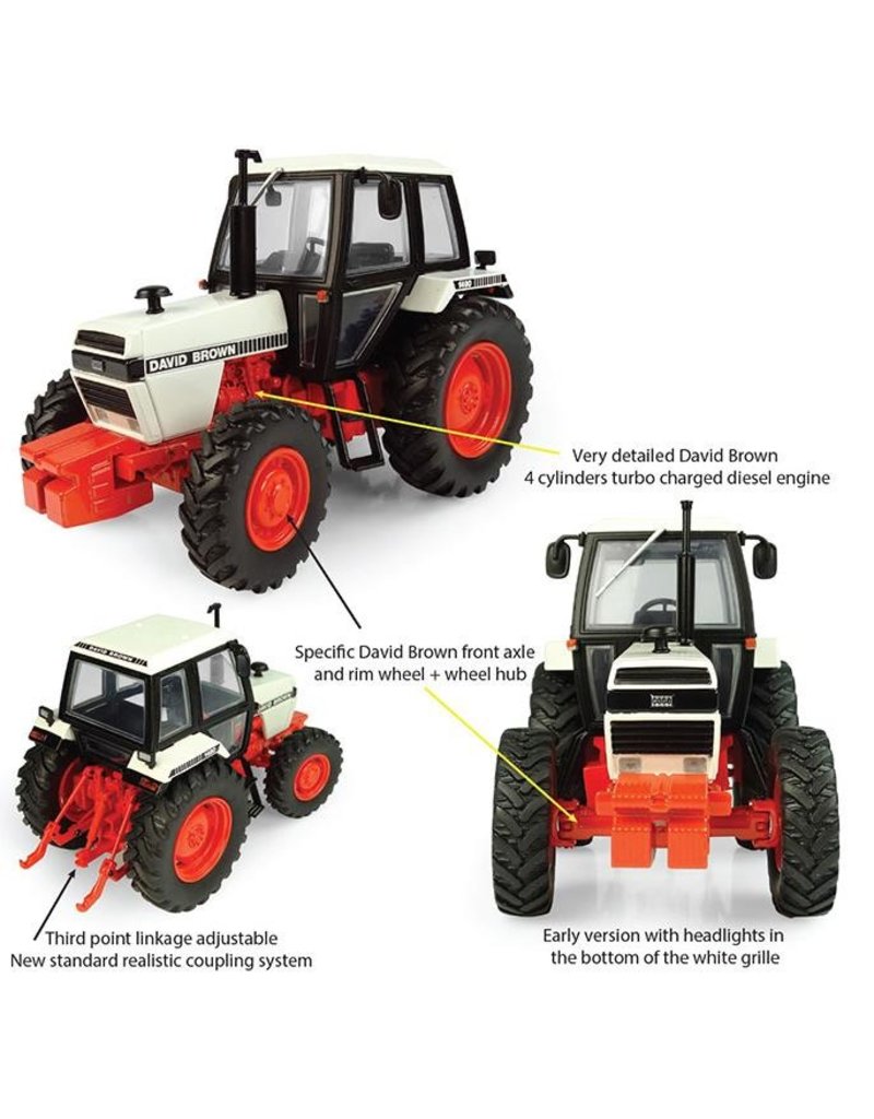 Universal Hobbies Universal Hobbies 4279 - David Brown 1490  4WD 1:32