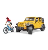 Bruder Bruder 2543 - Jeep Wrangler Rubicon Unlimited met mountainbike en speelfiguur