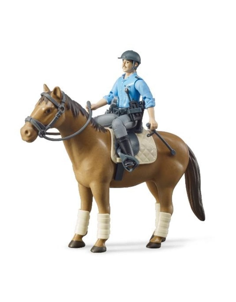 Bruder Bruder 62507 - Politie speelfiguur met paard