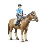 Bruder Bruder 62507 - Politie speelfiguur met paard