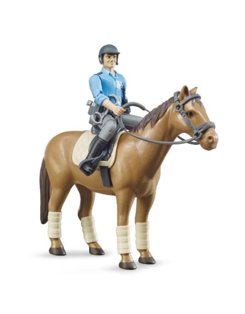 Bruder Bruder 62507 - Politie speelfiguur met paard