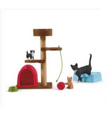 Schleich Schleich Farm 42501 - Krabpaal set met katten