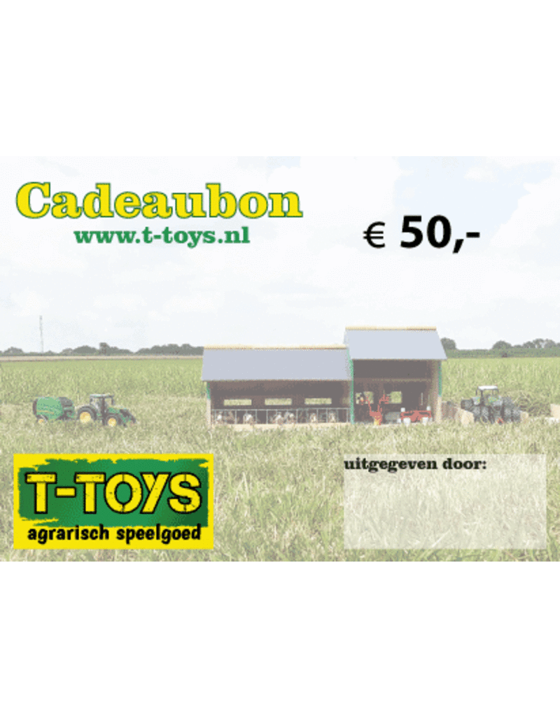 Cadeaubon t.w.v. €50,-