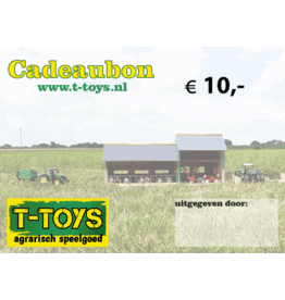 Cadeaubon t.w.v. €10,-