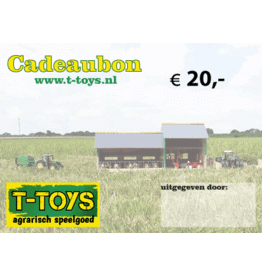 Cadeaubon t.w.v. € 20,-