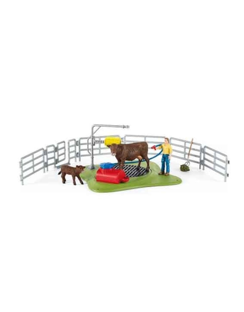 Schleich Schleich Farm 42529 - Koeien wasplaats