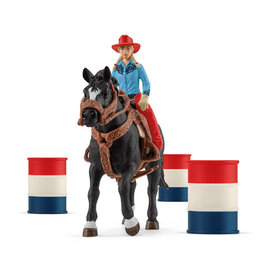 Schleich Schleich Horses 42576 - Barrel racing met cowgirl