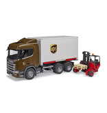 Bruder Bruder 3582 - Scania 560R-vrachtwagen UPS met heftruck