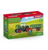 Schleich Schleich Farm 42608 -Tractor met aanhangwagen