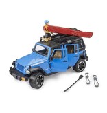 Bruder Bruder 2529 - Jeep Wrangler Rubicon Unlimited met kajak en speelfiguur