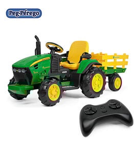 Peg-Pérego Peg Perego OR0117 - John Deere 12V Ground Force met aanhanger en afstandsbediening