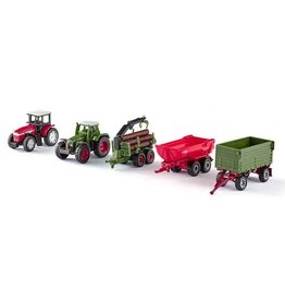Siku Siku 8300 - Geschenkset 5 met tractors en aanhangers