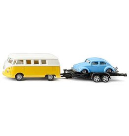 Siku Siku 2567 - Siku Volkswagen T1 met trailer en Beetle 1:50