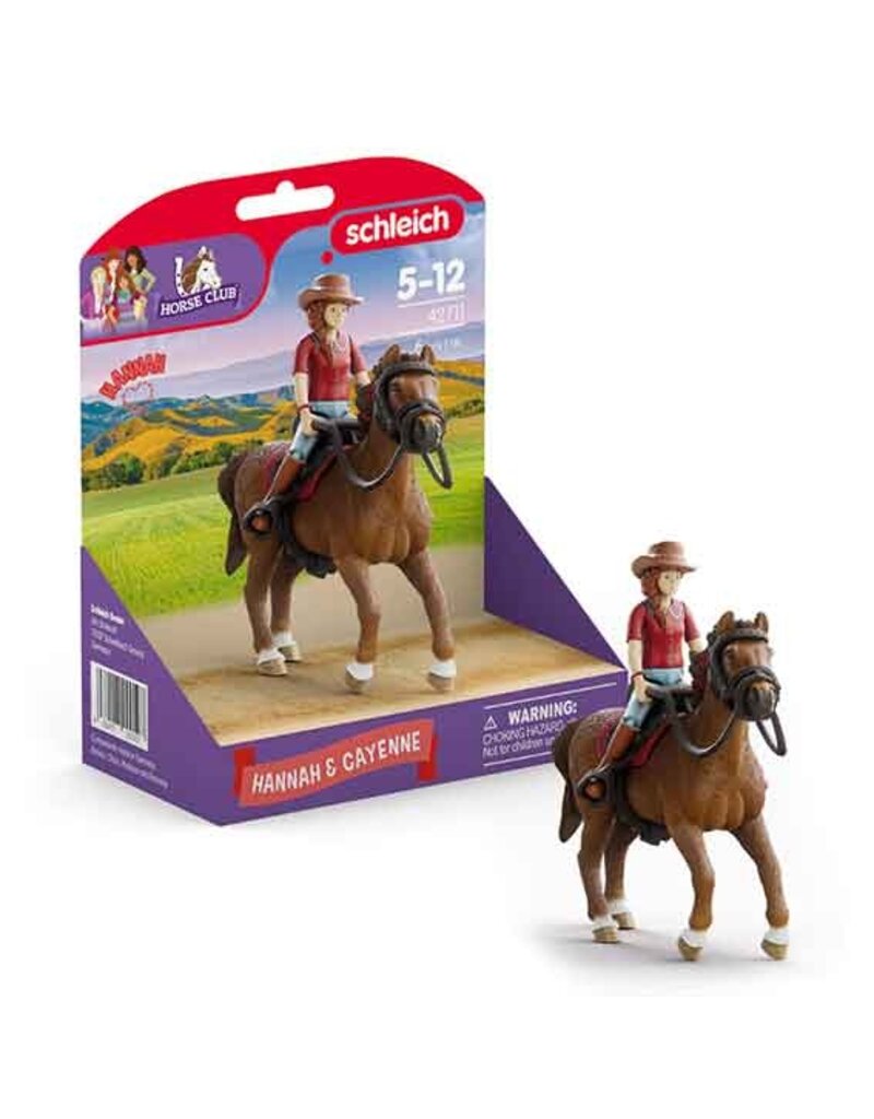 Schleich Schleich Horses 42711 - Hannah en Cayenne