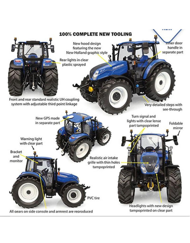 Universal Hobbies Universal Hobbies 6678 - New Holland T5.120 1:32