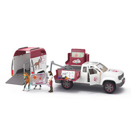 Schleich Schleich Horses 42704 - Mobiele dierenarts met Pickup en trailer