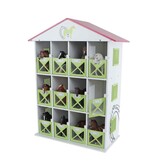 Kids Globe Kids Globe 610308 - Paardenhotel met 12 boxen 1:24