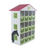 Kids Globe Kids Globe 610308 - Paardenhotel met 12 boxen 1:24