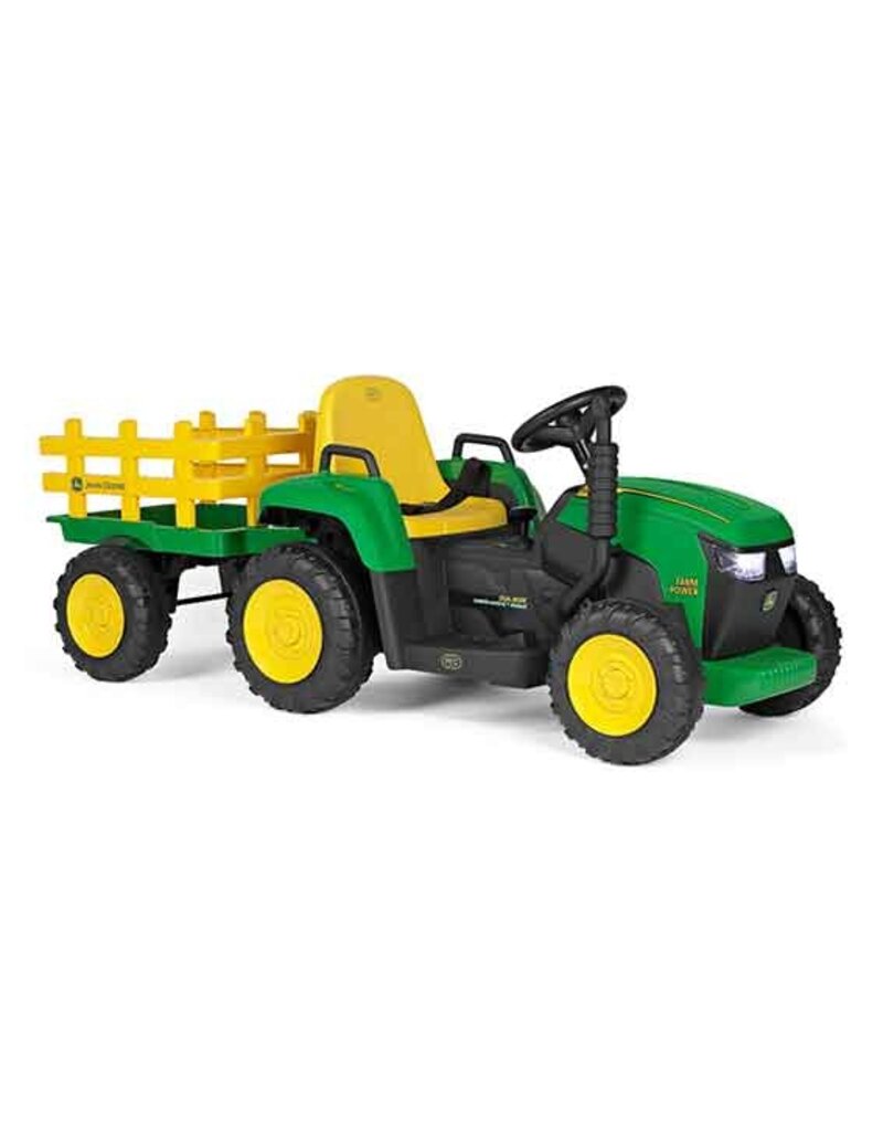 Peg-Pérego Peg Perego OR0120 - John Deere Farm Power met aanhanger en afstandsbediening